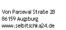 Textfeld: Von Parseval Stra&szlig;e 2886159 Augsburgwww.selbitschka24.de